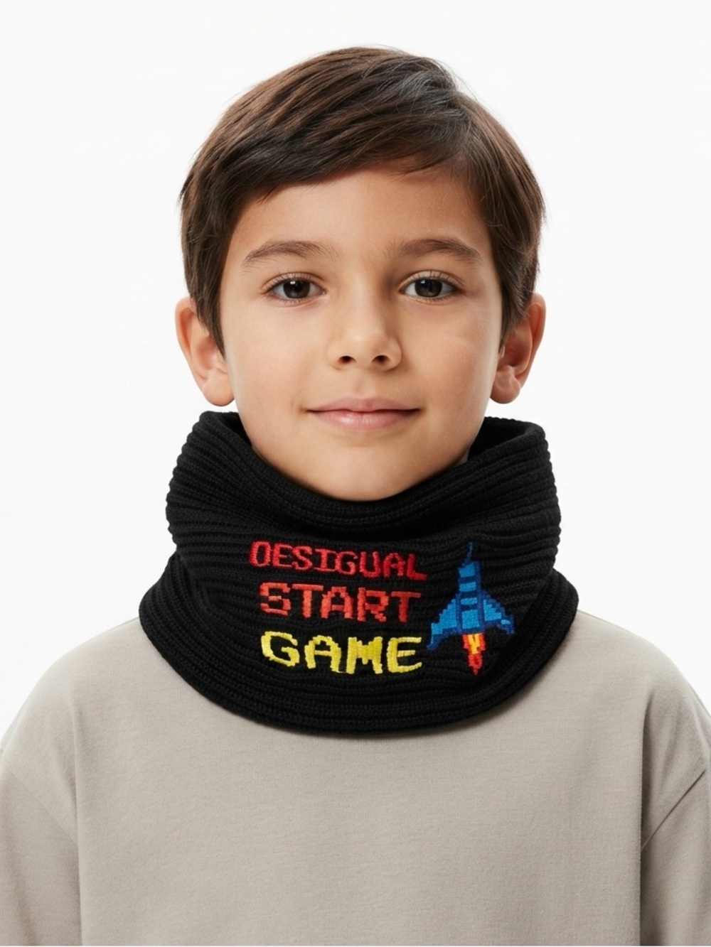 BNWT! Desigual Boys Infinity Scarf/Neck Warmer